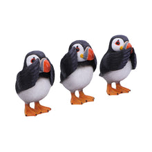 Load image into Gallery viewer, Three Wise Puffins 9cm
