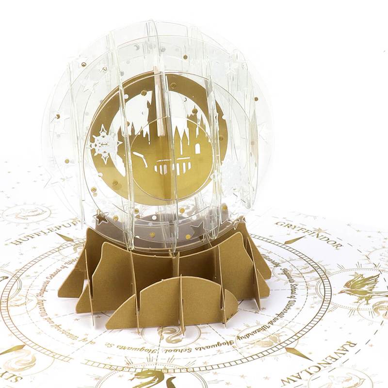 Hogwarts Snowglobe Pop Up Card